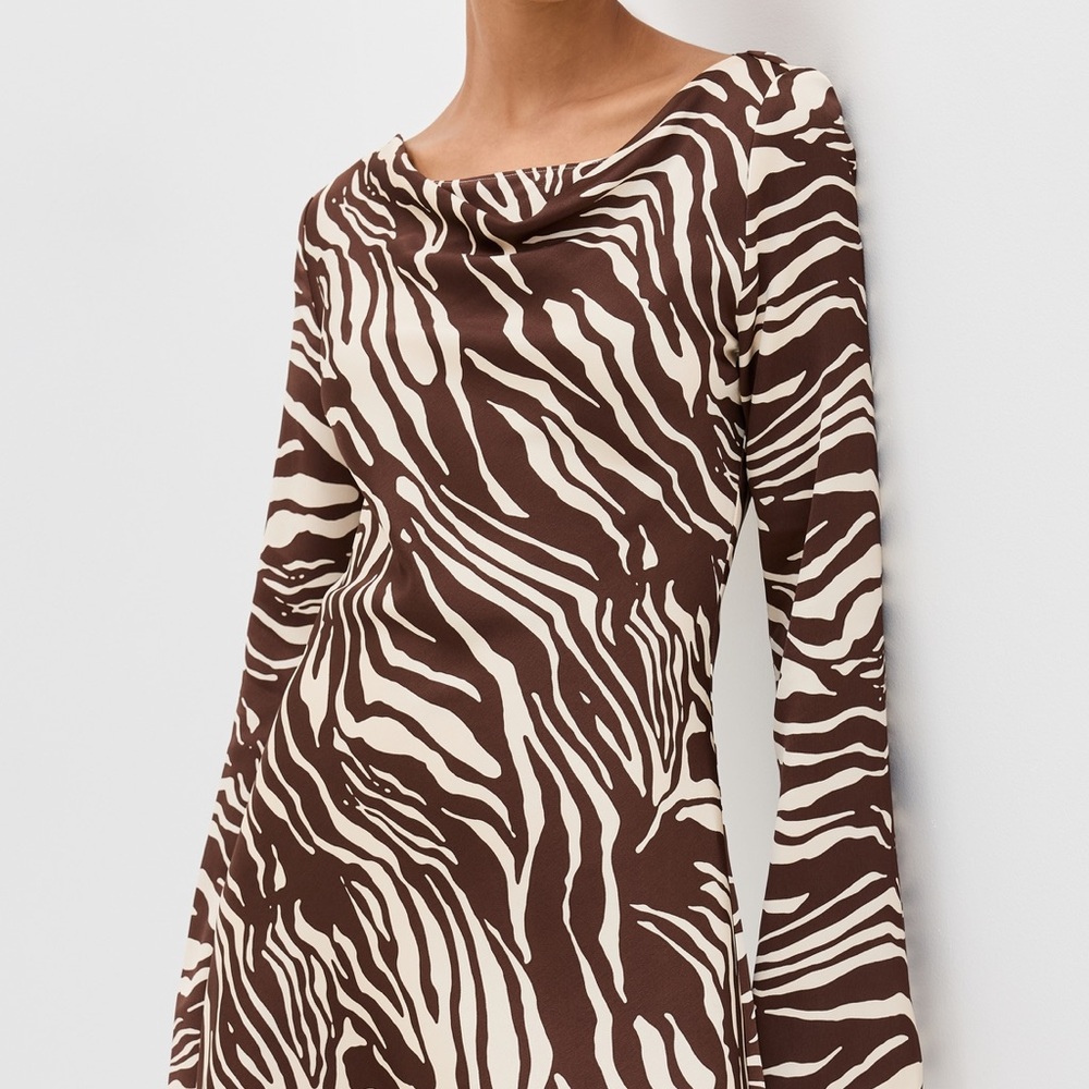 Reformation Pike Satin Mini Dress, NWT - Picture 5 of 7